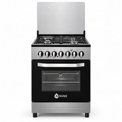 Nunix Cooker Free Standing 3 Gas Burners,Electric Plate and Electric Cooker 50*55