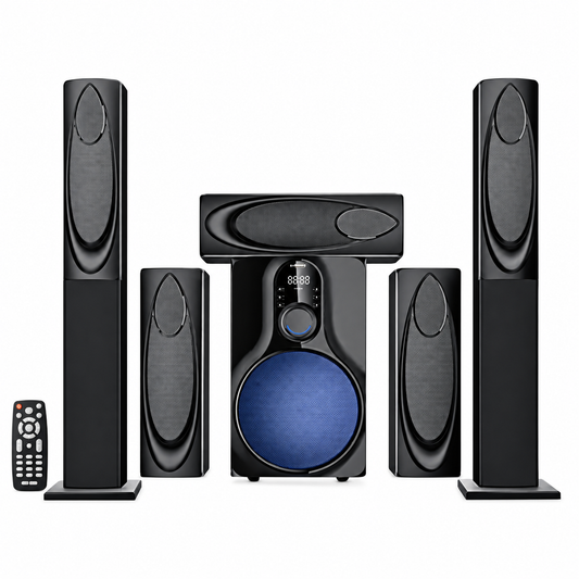 Euroken Home Theatre 5.1Ch  Speaker System 120W  P.M.P.O 15000W B EK-58K5