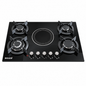 Bolesi Hob Built-in 4gas 1 Electric Tampered Glass Cooker HB-59035D