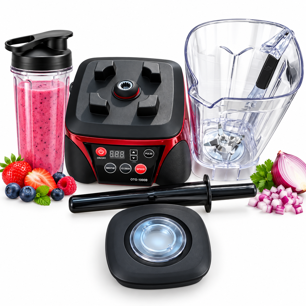 Tlac Blender 3L Digital Display OTJ-1008S Commercial Blender