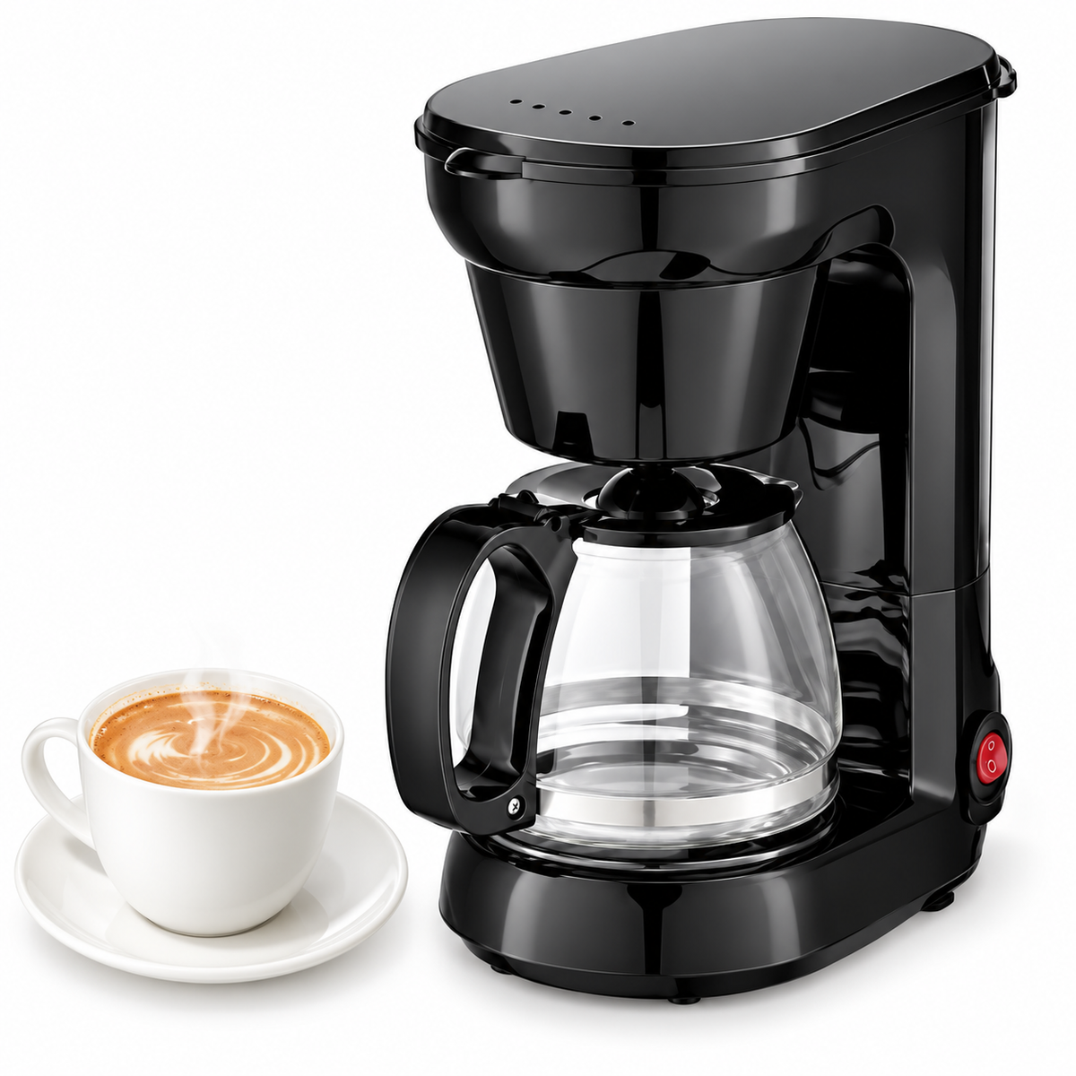 Tlac  Coffee Maker Machine 800W (1.5ltrs) SH CM123A