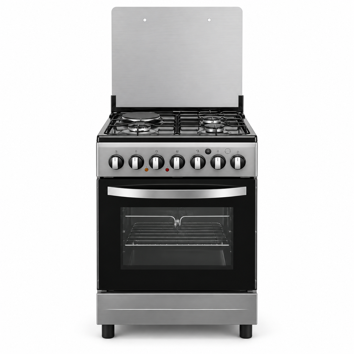 Nunix Cooker Free Standing 3 Gas Burners,Electric Plate and Electric Cooker 50*55