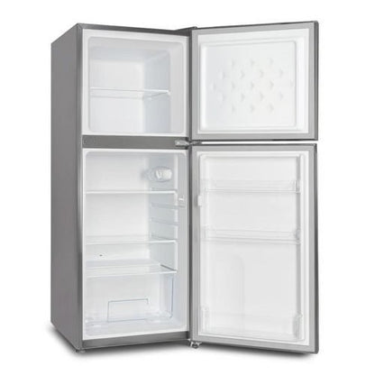 SmartPro Fridge 206L, Double Door Silver SFR-250-DT-I 1year waranty