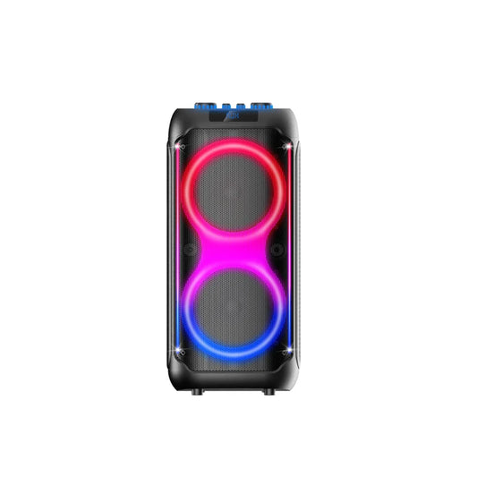 Syinix SYN-DJ280TWD 80W Deep Bass Wireless Bluetooth Speaker – Karaoke, RGB LED Lights, TWS Stereo, FM/USB/AUX