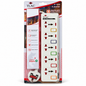 TLAC Extension cable 6 Way Power With Surge Protector T-106