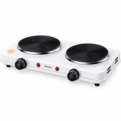 Eurochef Cooker Electric Table Top Two Burners Hotplate  EC-5704