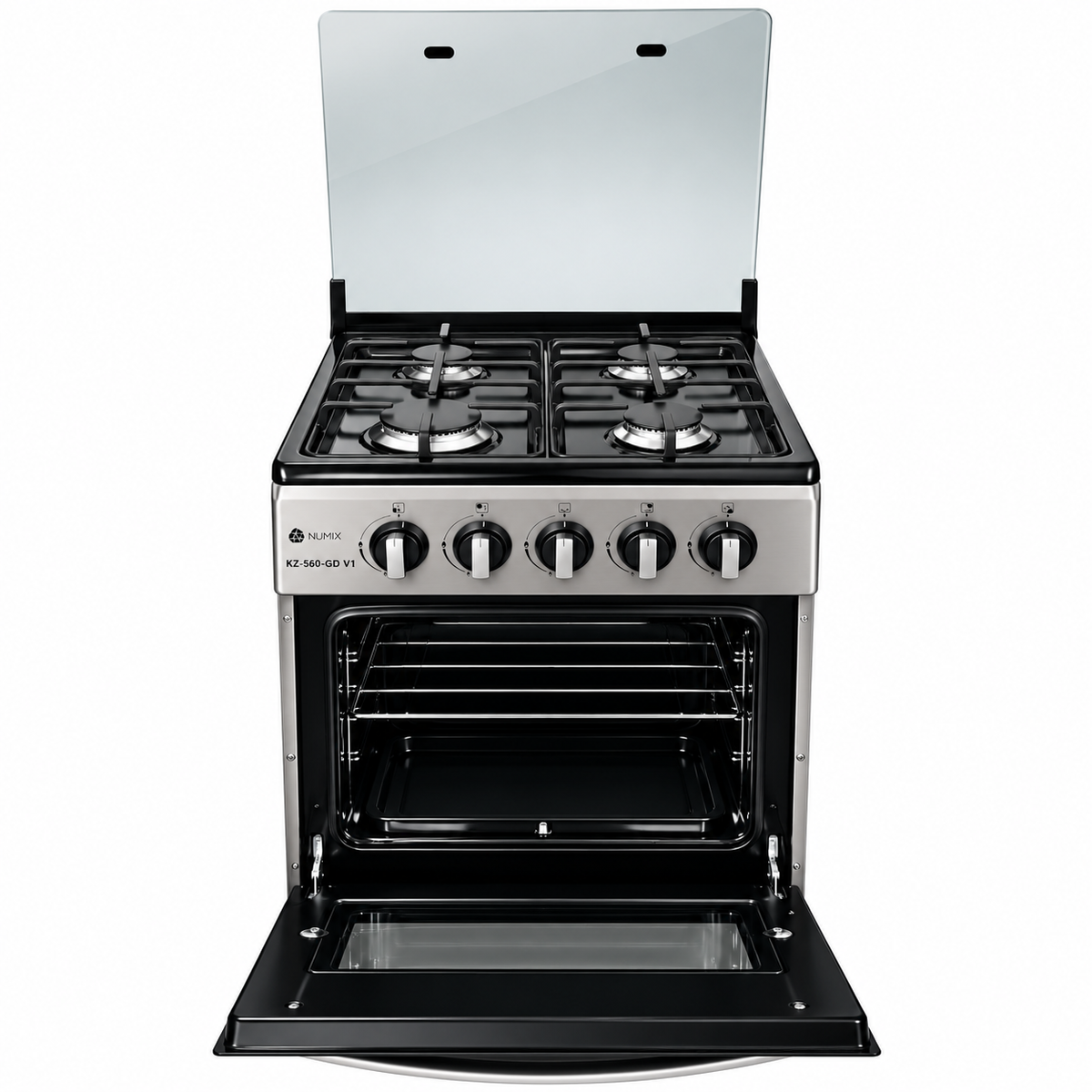 Nunix Cooker Free standing 4-Gas Burner,Gas Oven KZ-560-GO-S-50×55