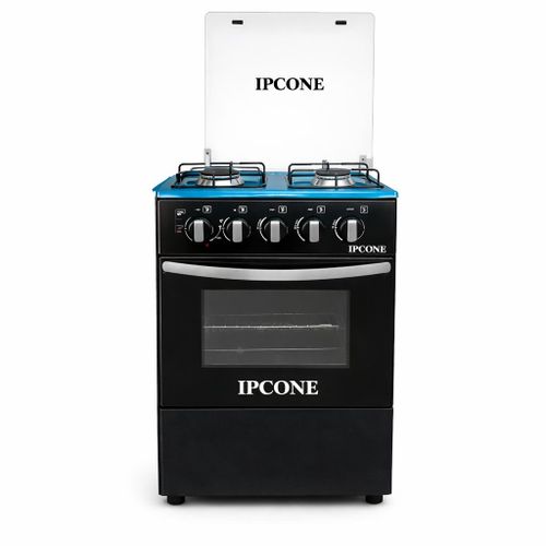 Ipcone Cooker Free Standing 50*55 3 Gas 1 Hotplate, Electric Oven,Glass Top, Jet Burners,1YR WARRANTY