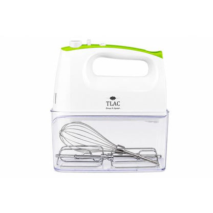 TLAC Hand Mixer 400W With Bowl, 5 Speed + Turbo Function, GTM-8016A3 White & Green