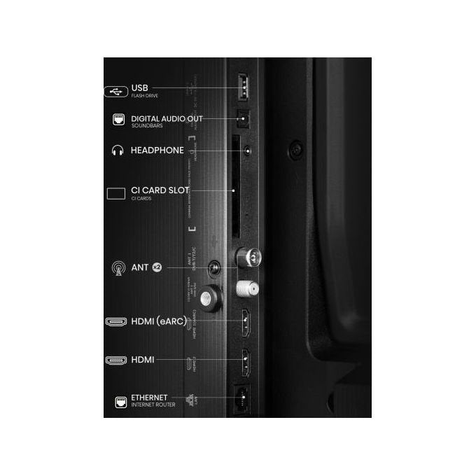Hisense TV 32 Inch Smart LED TV A4QKEN  HD, Wi-Fi, HDMI, USB