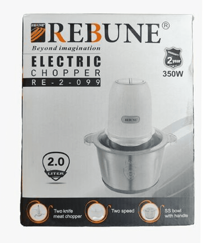 Rebune Chopper, 2 Speed Electric Food Chopper RE-2-099