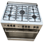 BJS Cooker, 4+1E,4 Gas 1 Hot Plates ,1 Wok ,Electric Oven 110L, Gray