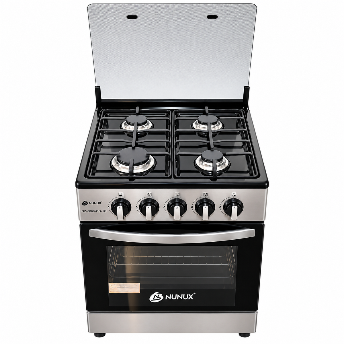 Nunix Cooker Free standing 4-Gas Burner,Gas Oven KZ-560-GO-S-50×55
