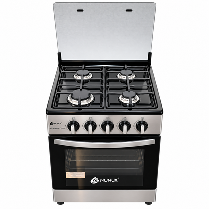Nunix Cooker Free standing 4-Gas Burner,Gas Oven KZ-560-GO-S-50×55