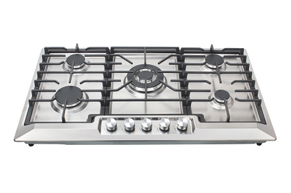 Bolesi Hob Built In 5 Gas With Middle Wok Burner HOB-HB-5022G