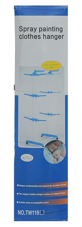 Cloth Hanger Detachable 40kg 3 Layer Rack Stand