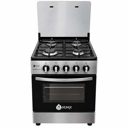 Nunix Cooker Free standing 4-Gas Burner,Gas Oven KZ-560-GO-S-50×55