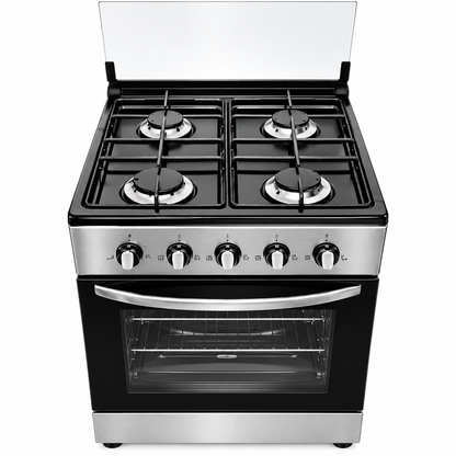 Nunix Cooker Free standing 4-Gas Burner,Gas Oven KZ-560-GO-S-50×55