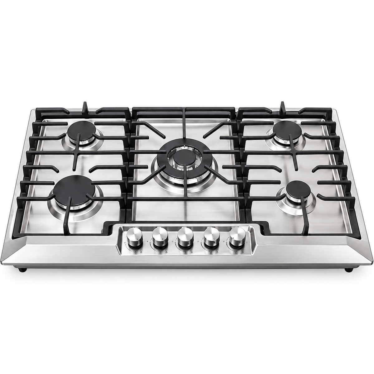 Bolesi Hob Built In 5 Gas With Middle Wok Burner HOB-HB-5022G