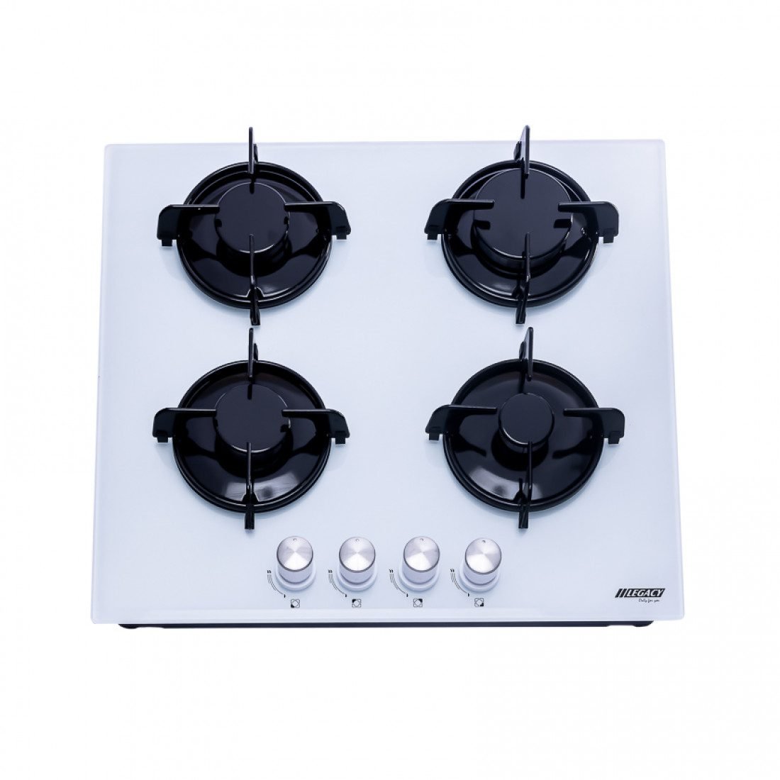Legacy Hob 4 Gas InBuilt Silver