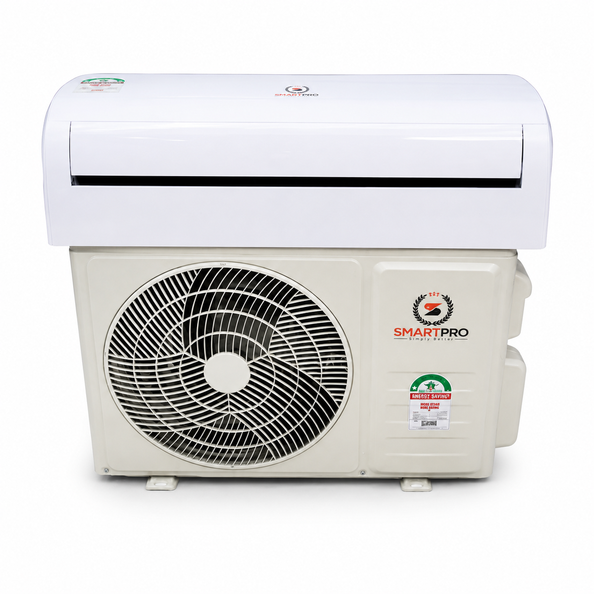SmartPro Air Conditioner 12000 BTU Inverter Split Energy Saving, Fast Cooling, Low Noise, Remote Control, R410A Gas