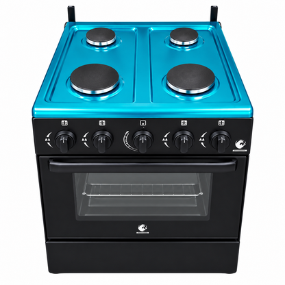 Euroken Cooker 4 Gas Burner Cooker with Gas Oven EURO4G-G