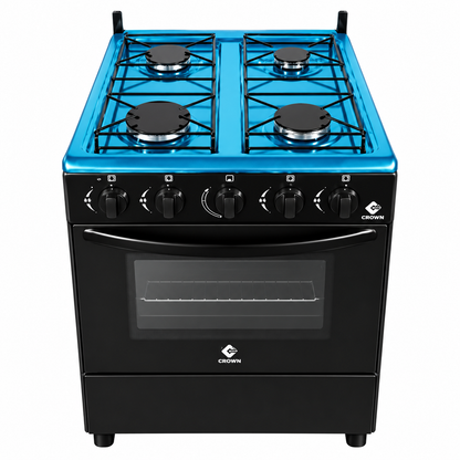 Euroken Cooker 4 Gas Burner Cooker with Gas Oven EURO4G-G