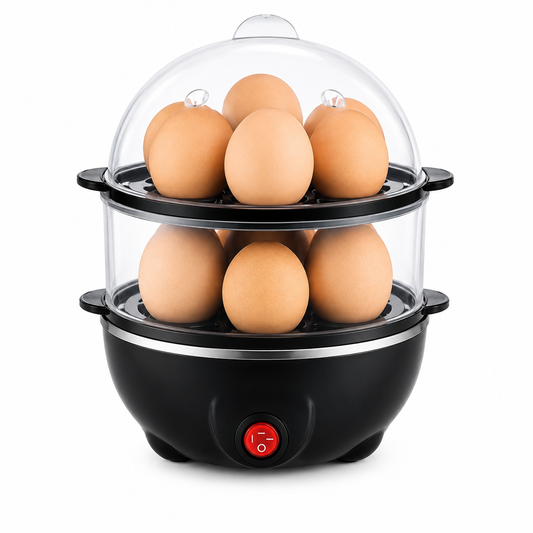 Nunix Egg Boiler EB-02 2 Layer Electric Egg Boiler – Up to 14 Egg Capacity