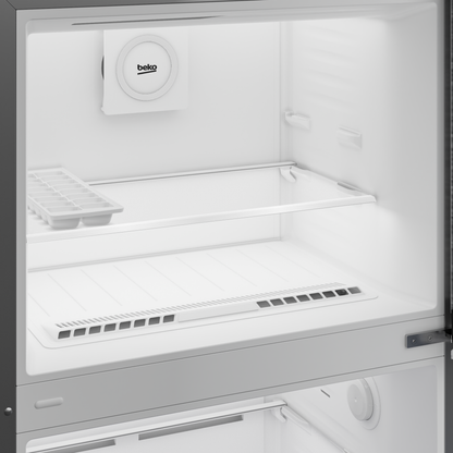 Beko Fridge 406L No Frost, NeoFrost Dual Cooling, ProSmart Inverter, 70cm, Brushed Silver