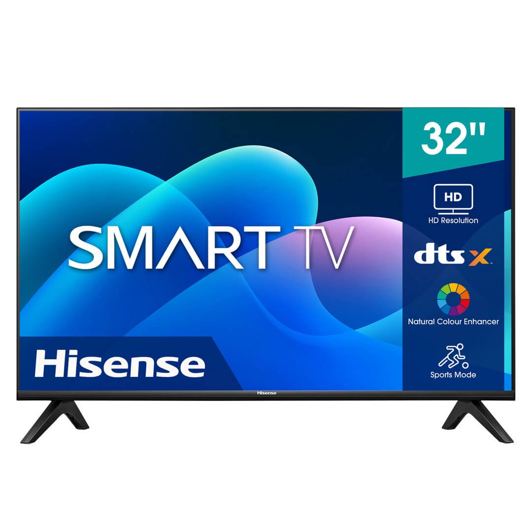 Hisense TV 32 Inch Smart LED TV A4QKEN  HD, Wi-Fi, HDMI, USB