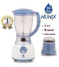 Nunix Blender,  2 In 1 Blender With Grinding Machine 1.5L AK 300 Blue