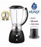 Nunix  Blender, 2 In 1 Blender With Grinding Machine 1.5L AK 300 Black