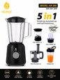 Nunix AK-950 5-in-1 Multifunction Blender & Food Processor – 350W, Grinder, Juicer and Chopper