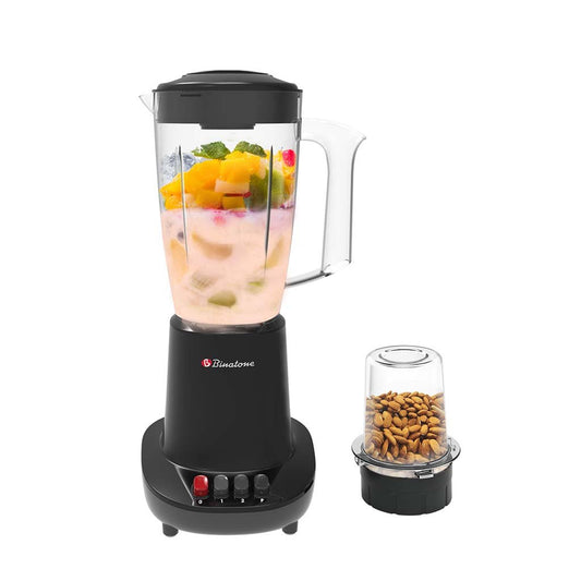 Binatone Blender with Grinder 1.5L 350W Black BLG-415 2Years Warranty
