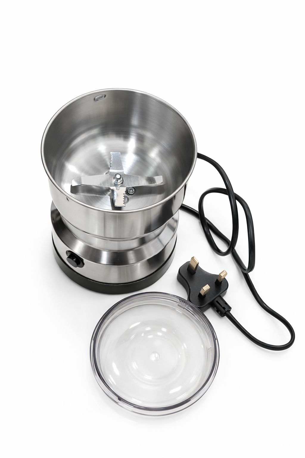 LAC Laichy L-0624 Electric Grinder – 150W Stainless Steel Coffee and Spice Grinder with Metal Blade