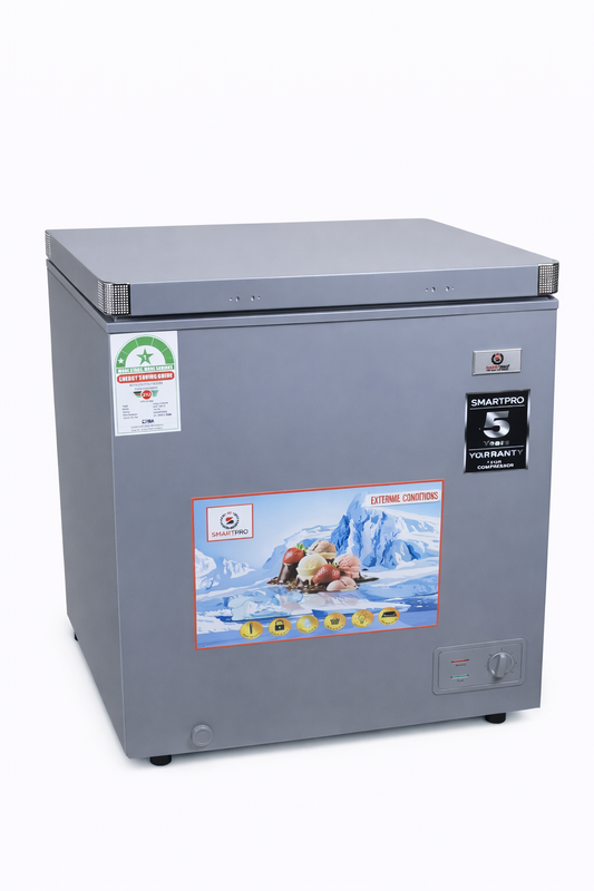 Smartpro Chest Freezer 110 Litres SCF-150G with Cool Pack, Fast Freezing, Energy Saving, Low Noise