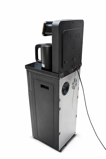 Nunix Dispenser A2C-X2 Smart Bottom Load With Coffee Maker, Bluetooth Speaker, USB &amp; FM Radio – Hot &amp; Cold