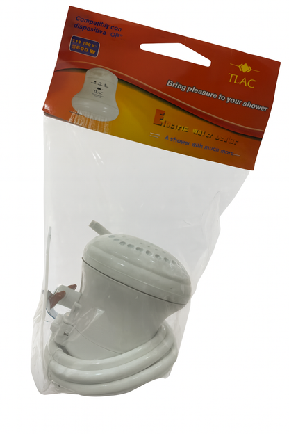 TLAC Shower Head Instant Hot Water Heater with Salty Normal Tap and Borehole Power Protection IP24