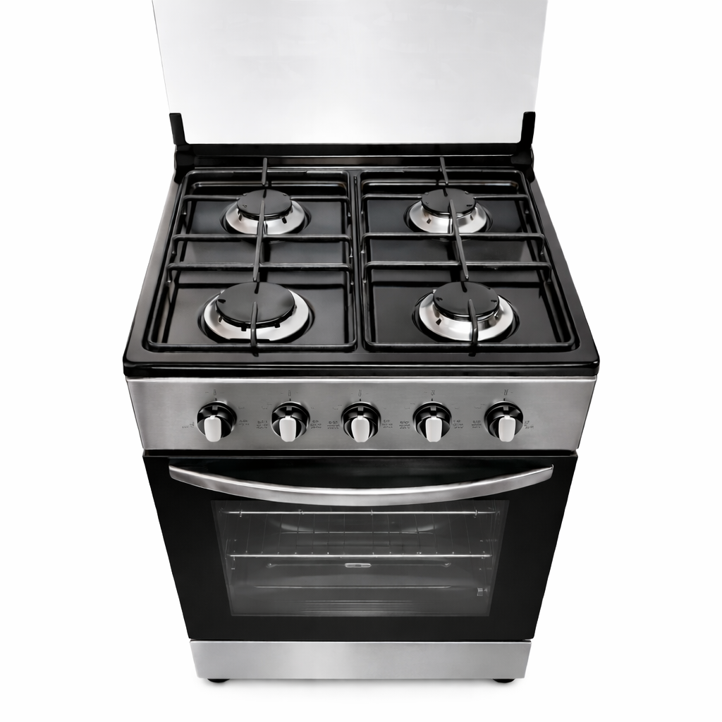 Nunix Cooker Freestanding 50×55cm 4-Gas Burner,Gas Oven KZ-560-GO-S
