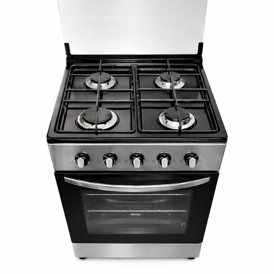 Nunix Cooker Freestanding 50×55cm 4-Gas Burner,Gas Oven KZ-560-GO-S