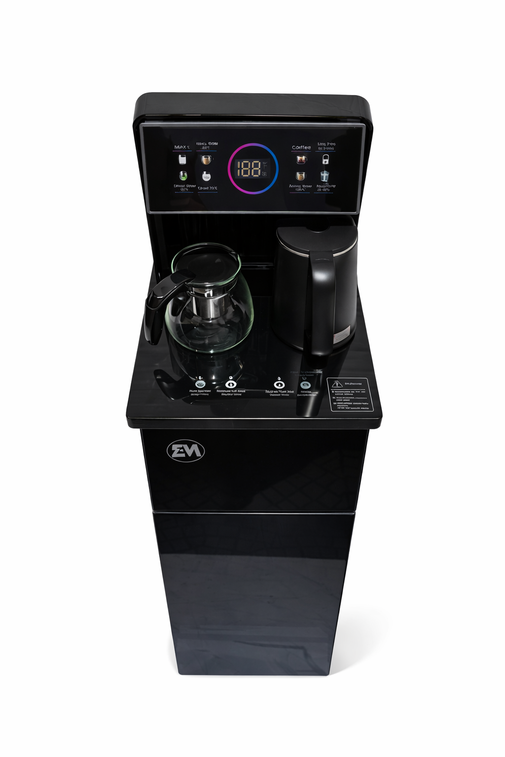 EM Bottom Load Water Dispenser WD08 Multi-Functional, Remote, Touch Control, Black