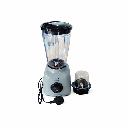 Icona Blender ILB-100T 2-in-1 Electric with Grinder  1.5L, 300W, Gray