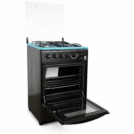 Euroken Cooker, New Arrival EURO55-3+1-E Electric OVEN Free Stand Glass Top Cooker