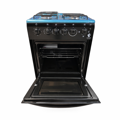 Euroken Cooker, New Arrival EURO55-3+1-E Electric OVEN Free Stand Glass Top Cooker
