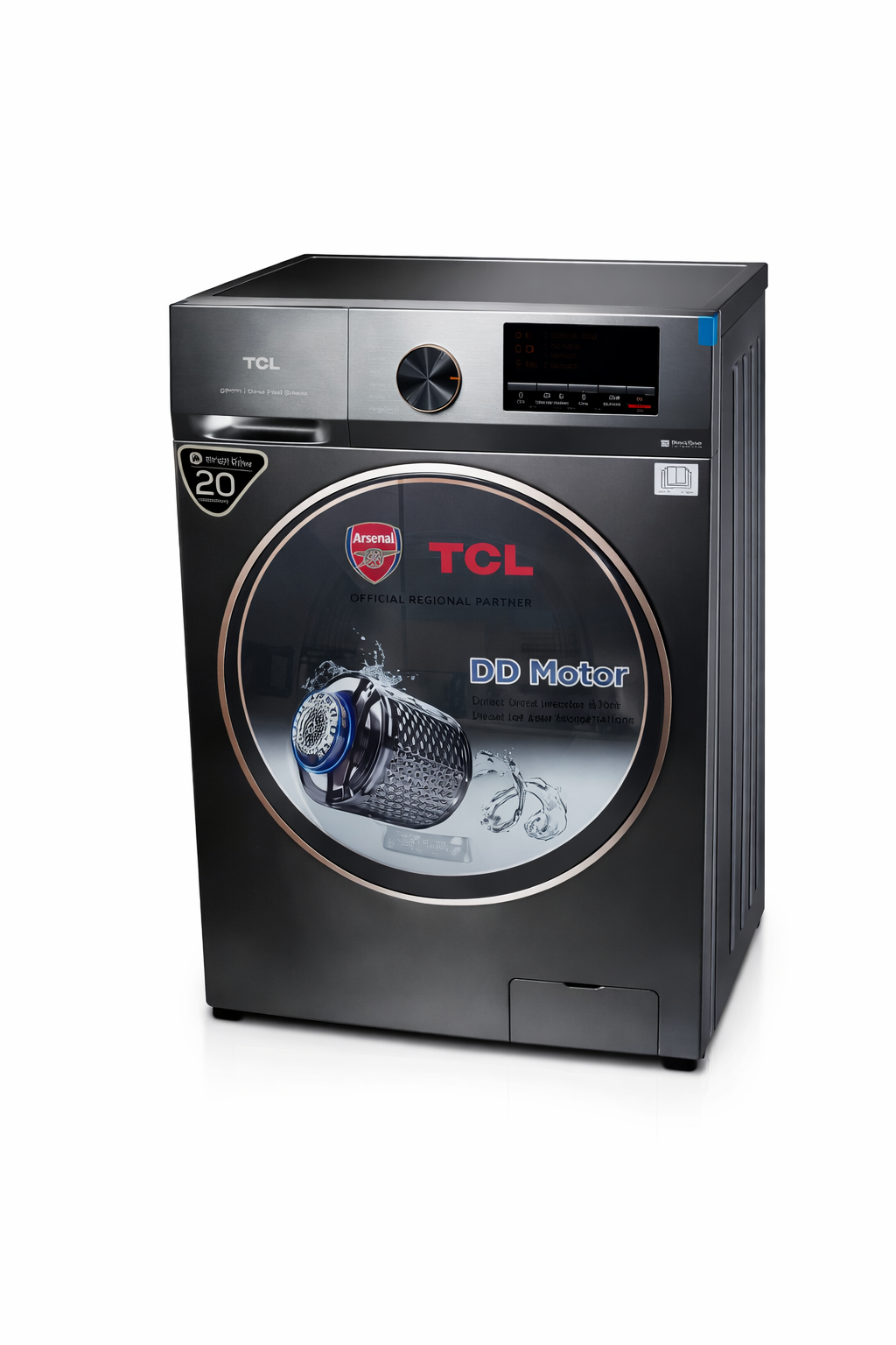 TCL 10/6KG C2110WDG  Front Load Washing Machine and Dryer, Fully Automatic, 1200RPM, Steam Wash, DD Motor, A+++ Energy Saving