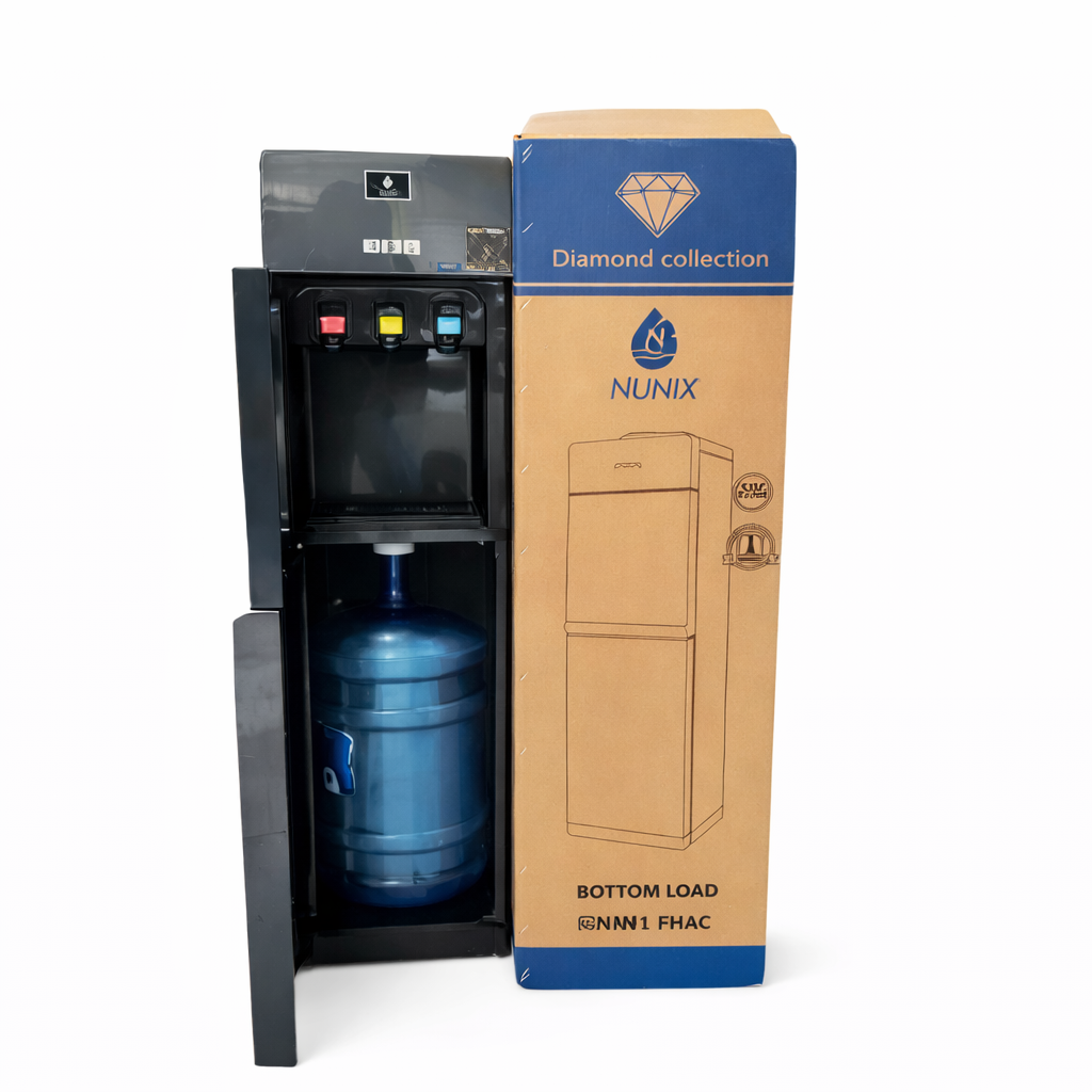 Nunix Dispenser Hot and Cold Bottom Load Dispenser z188c Black