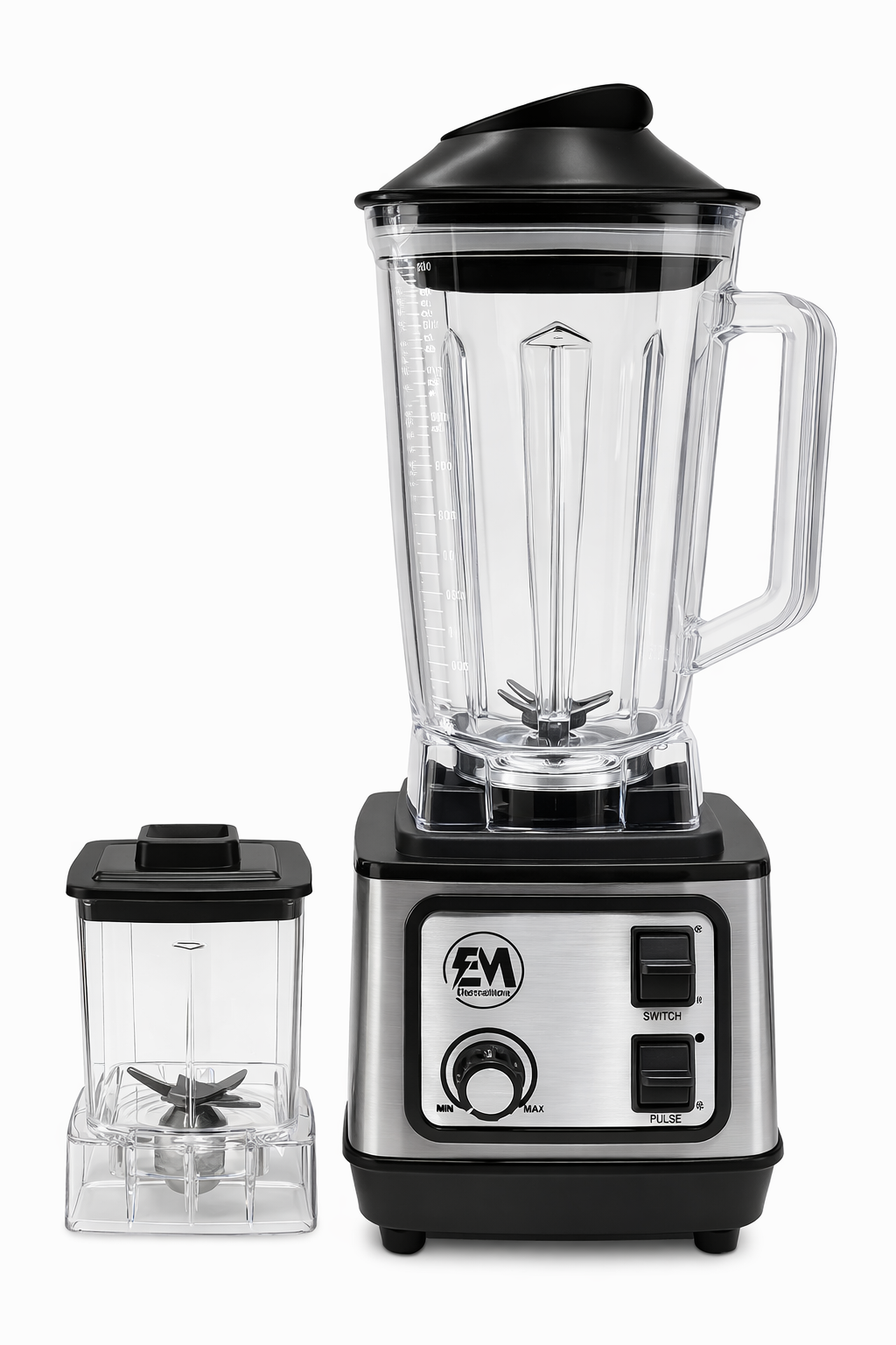 ElectroMate 2-In-1 Blender With Grinder BD07 High Power Kitchen Blender 1.5L