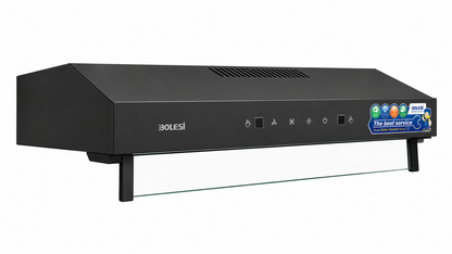 Bolesi Hood 60CM B2-60W  Anti Fingerprint Black Golden Diamond