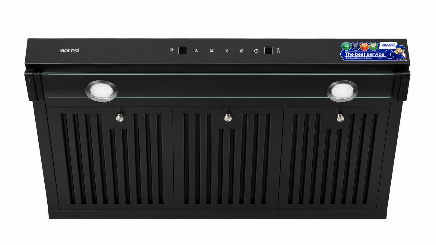 Bolesi Hood 90cm undercabinet B2-90W Golden Diamond