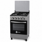 Nunix Cooker 50×55cm 3 Gas Burner, 1 Electric plate With Electric Oven KZ-560-3G1E-K